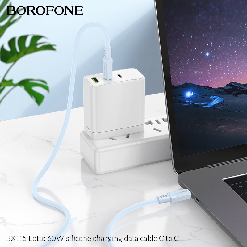 BOROFONE BX115 Lotto USB-C to USB-C cable 60W NZ 7